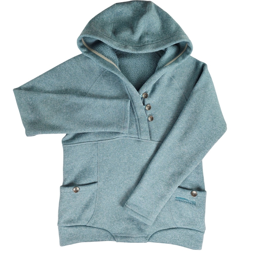 Coastal Blue Hooded Pullover Sweatshirt
